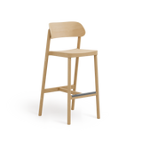Scaun de bar Paged Nimm H-4590 - spătar curbat, 75 cm