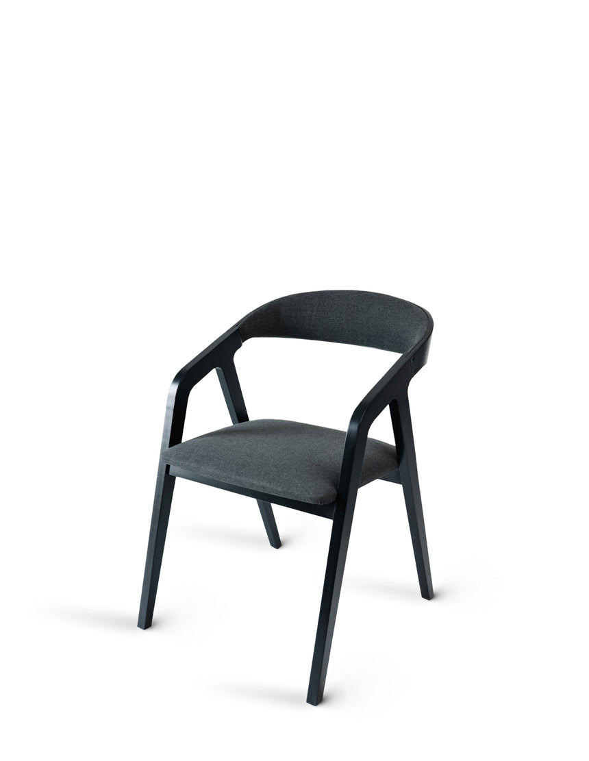 Scaun Frame P - stejar masiv cu tapițerie personalizată