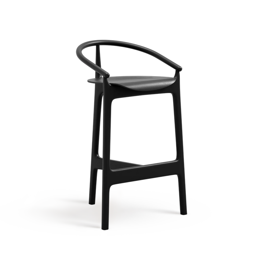 Scaun de bar Paged Evo H-2940 – cadru din lemn, 76 cm