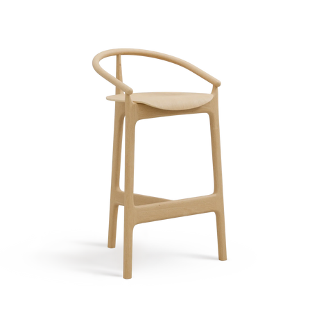 Scaun de bar Paged Evo H-2940 – cadru din lemn, 76 cm