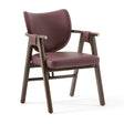 Scaun Brown - design curbat, tapițerie personalizabilă