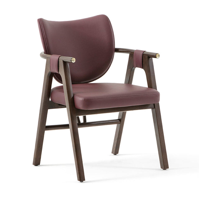 Scaun Brown - design curbat, tapițerie personalizabilă