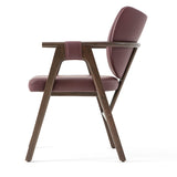 Scaun Brown - design curbat, tapițerie personalizabilă