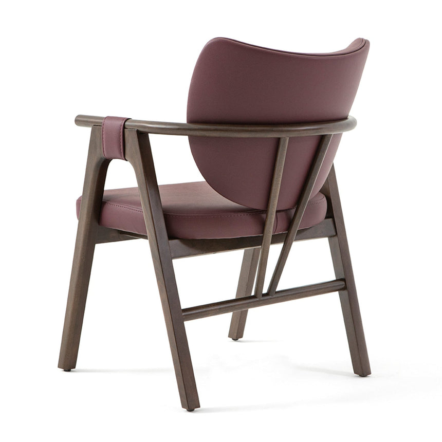Scaun Brown - design curbat, tapițerie personalizabilă