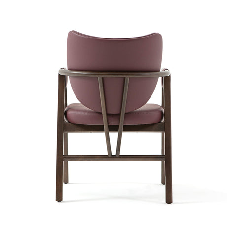 Scaun Brown - design curbat, tapițerie personalizabilă