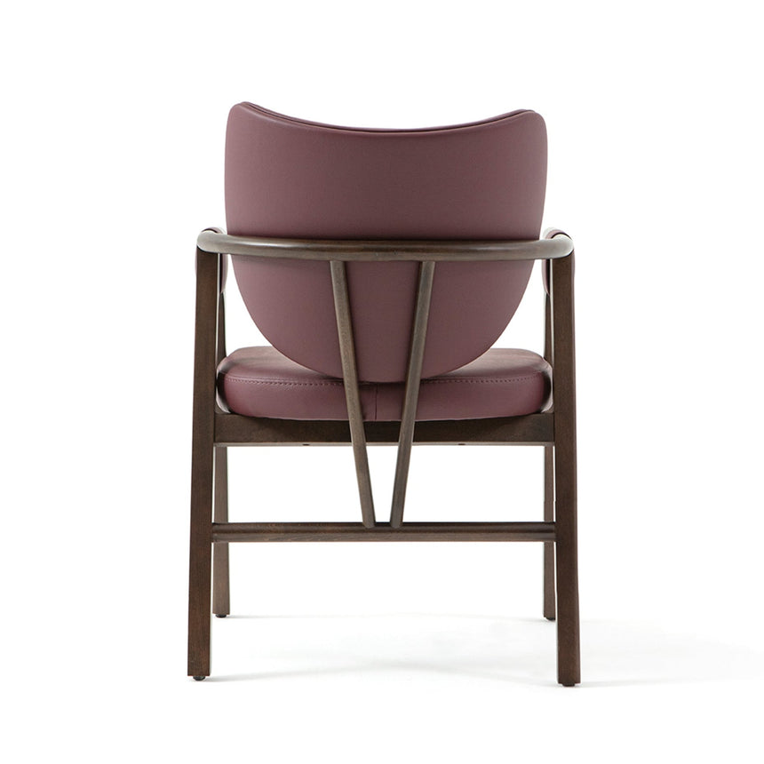 Scaun Brown - design curbat, tapițerie personalizabilă