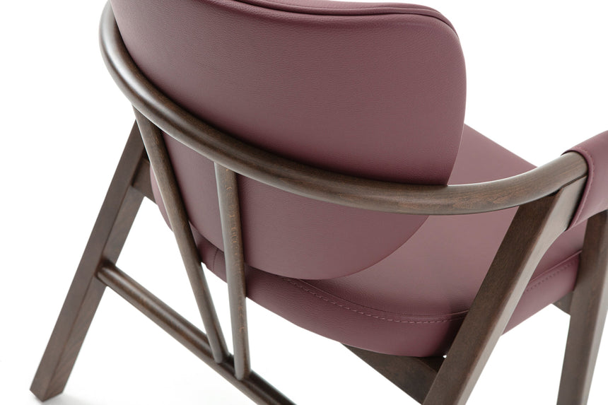 Scaun Brown - design curbat, tapițerie personalizabilă