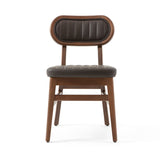 Scaun Evans - Design retro cu tapițerie stepată