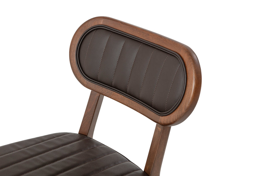 Scaun Evans - Design retro cu tapițerie stepată