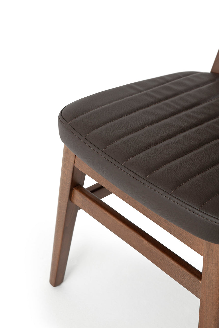 Scaun Evans - Design retro cu tapițerie stepată