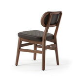 Scaun Evans - Design retro cu tapițerie stepată