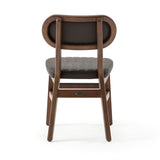 Scaun Evans - Design retro cu tapițerie stepată