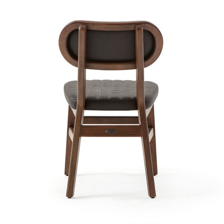 Scaun Evans - Design retro cu tapițerie stepată