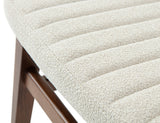 Scaun Evans împletit - design retro cu tapițerie