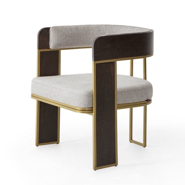 Scaun Nino - Design modern cu detalii aurii