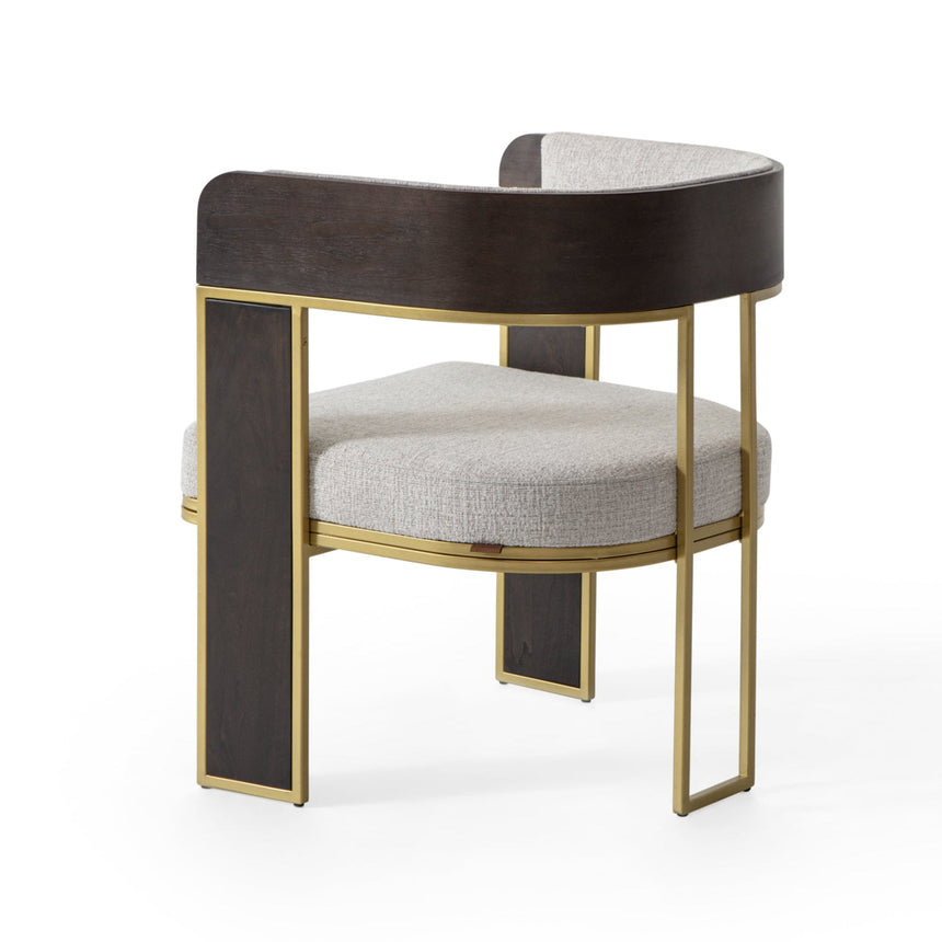 Scaun Nino - Design modern cu detalii aurii