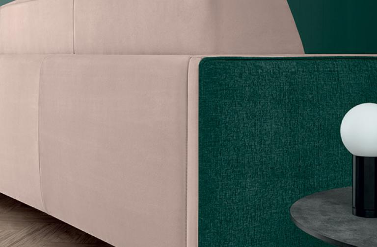 Canapea extensibilă Vegas – design bicolor