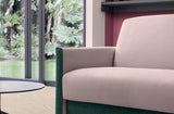 Canapea extensibilă Vegas – design bicolor