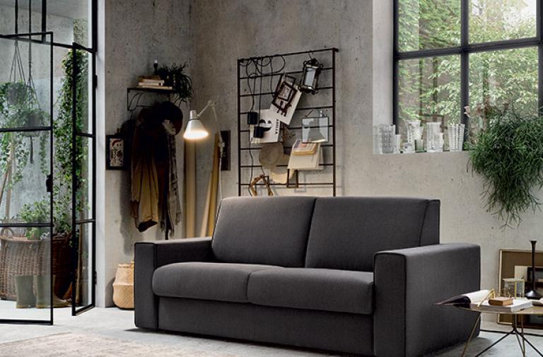 Canapea extensibilă Mick – design geometric