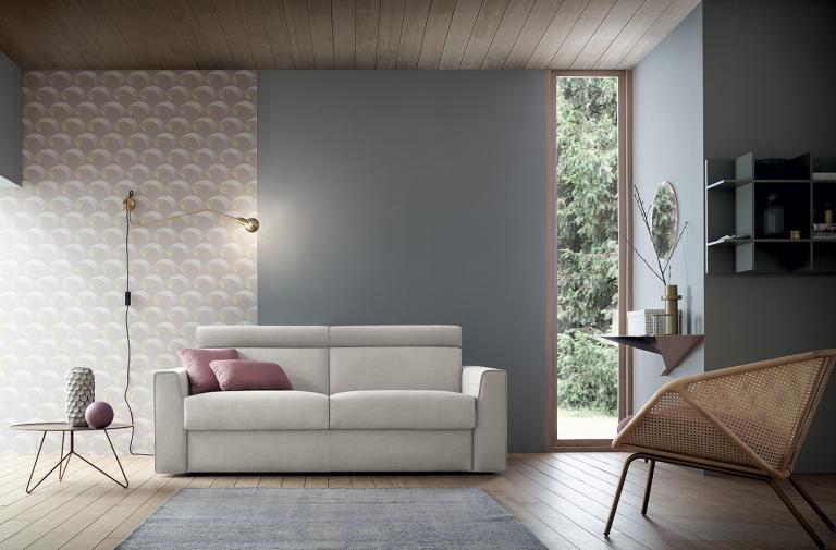 Canapea extensibilă Jim – tetieră relax reglabilă