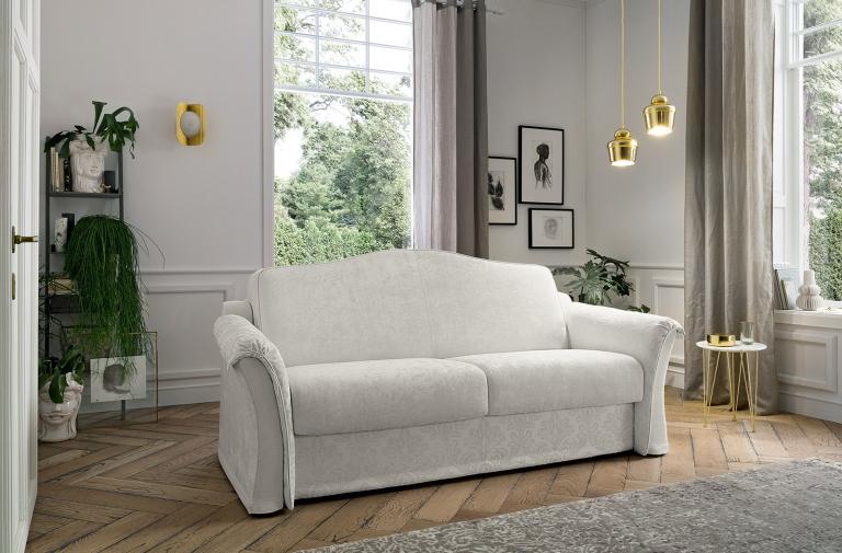 Canapea extensibilă Tango – forme curbate clasice