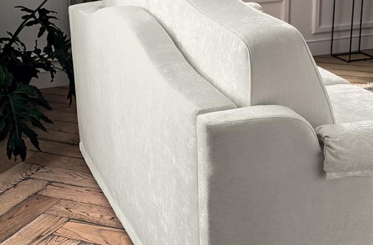 Canapea extensibilă Tango – forme curbate clasice