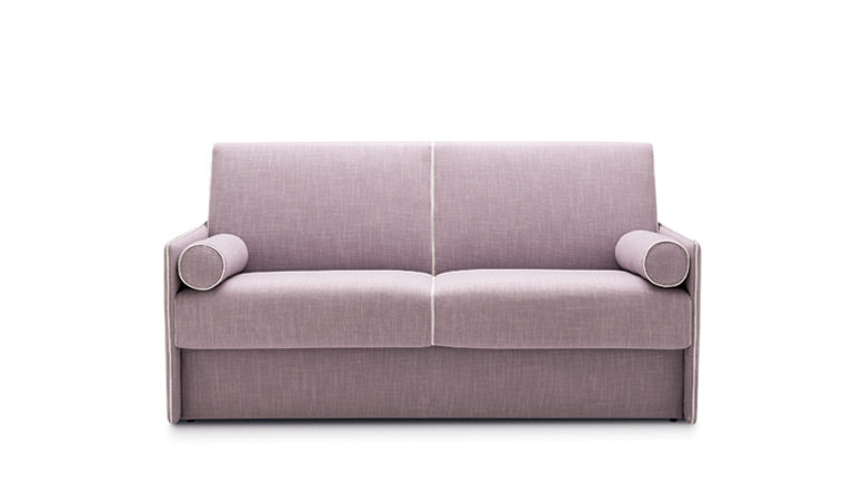 Canapea extensibilă Blair – minimalistă, perne cilindrice