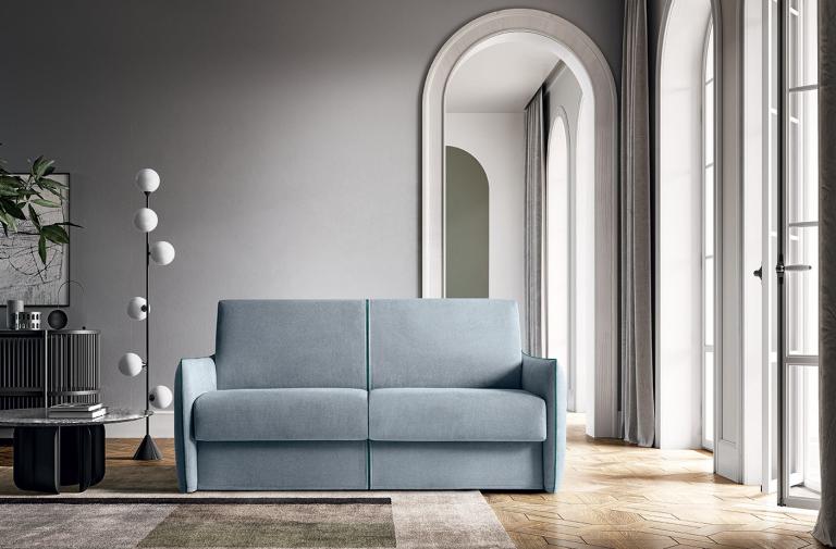 Canapea extensibilă Amadeus – linii curbe elegante