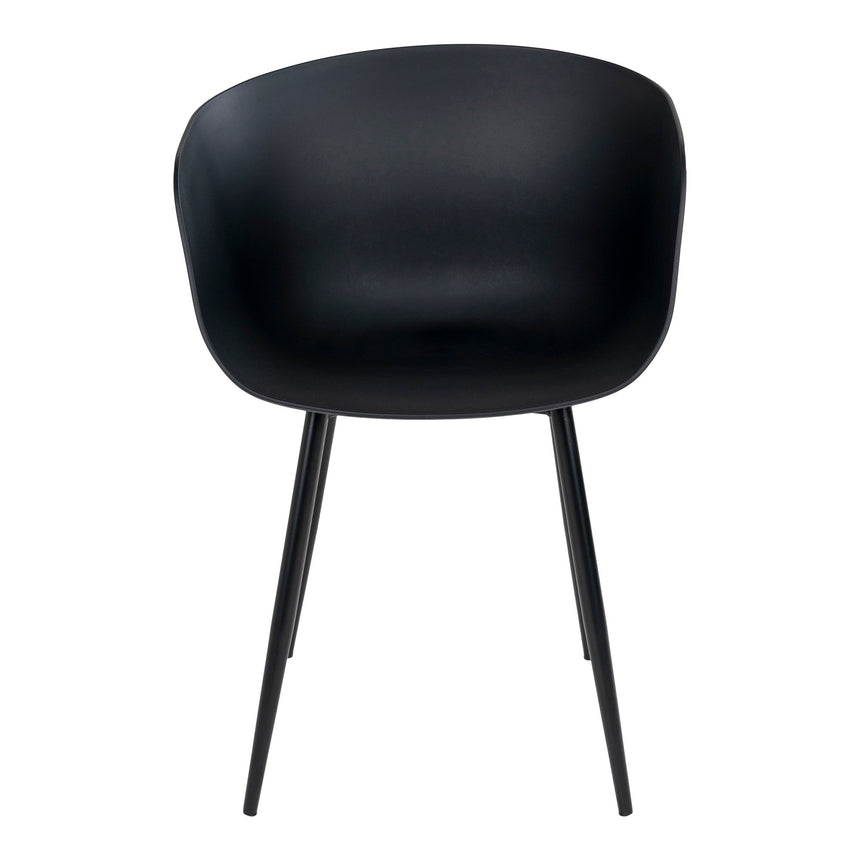 Scaun de grădină Roda – Negru