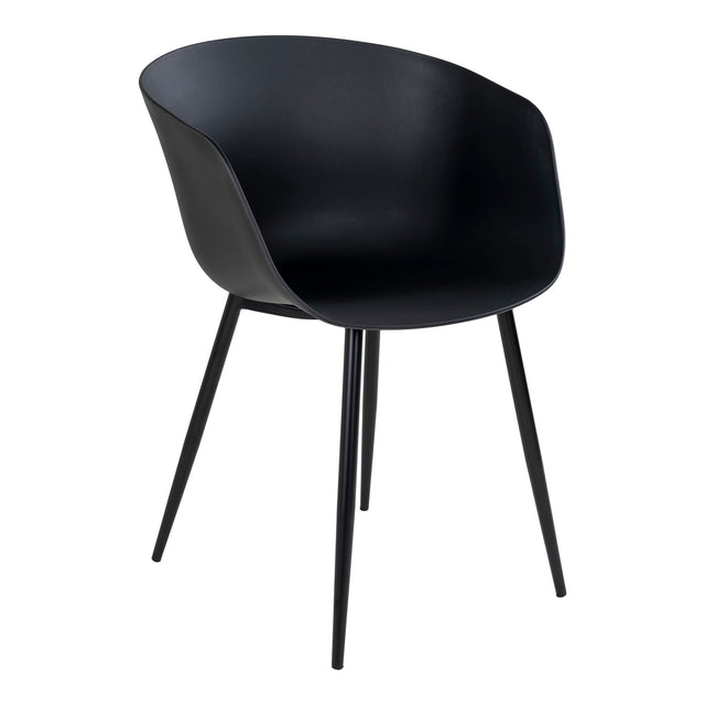 Scaun de grădină Roda – Negru