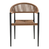 Scaun de grădină Canari – Natur / Negru