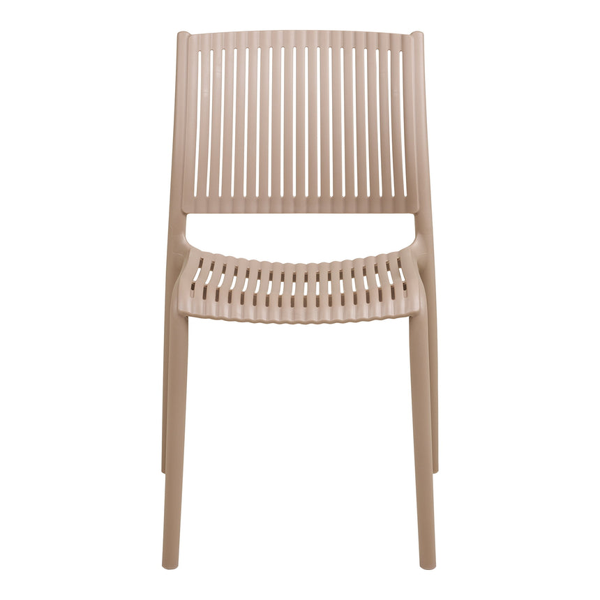 Scaun de grădină stivuibil Manzano – Taupe