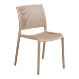 Scaun de grădină stivuibil Manzano – Taupe
