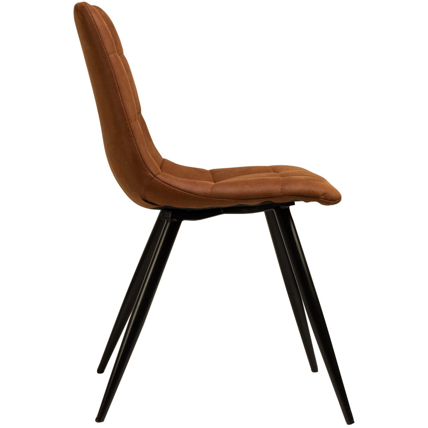 Scaun de dining Lauren, în culoare coniac