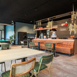 Scaun de dining Jenson, în culoare verde