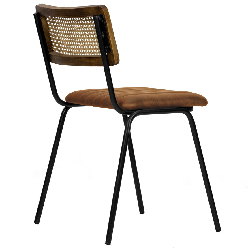 Scaun de dining Jens, în culoare cognac
