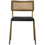 Scaun de dining Jens, în culoare negru