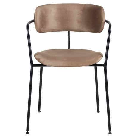 Scaun de dining Olivia, în culoare taupe