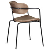 Scaun de dining Olivia, în culoare taupe