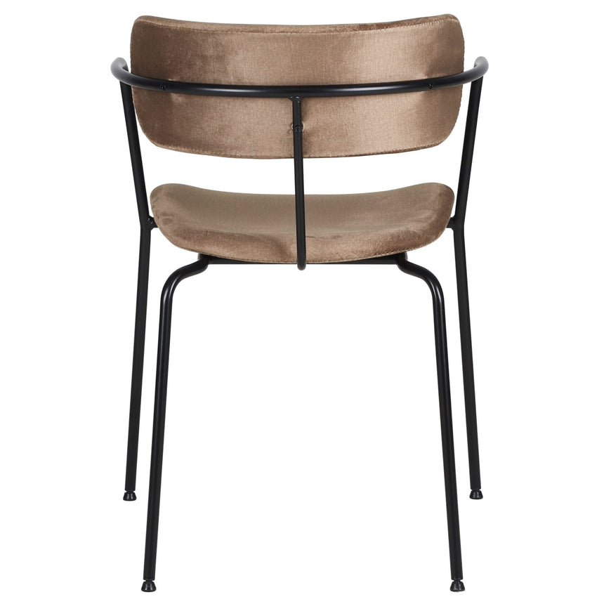 Scaun de dining Olivia, în culoare taupe