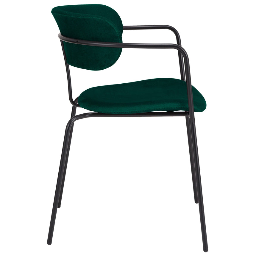 Scaun de dining Olivia, în culoare verde