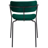 Scaun de dining Olivia, în culoare verde