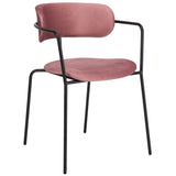Scaun de dining Olivia, în culoare roz