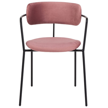 Scaun de dining Olivia, în culoare roz