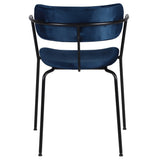 Scaun de dining Olivia, în culoare albastru