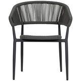 Scaun de terasă Jacco - design modern fondat, gri