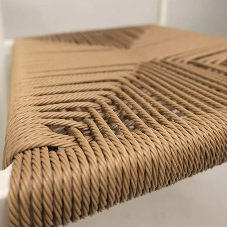Scaun de terasă Jonah culoare natural și alb