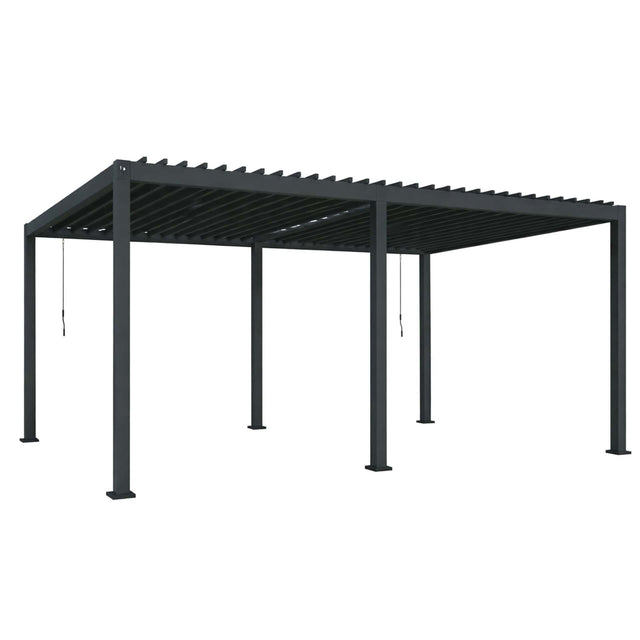 Pergolă bioclimatică Reflect Standard 3×6 m – antracit
