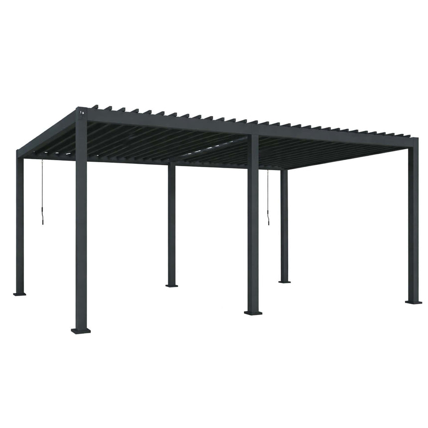 Pergolă bioclimatică Reflect Standard 3×6 m – antracit
