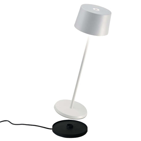 Lampă de masă Olivia reîncărcabilă – alb